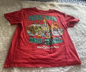 Disney Parks Walt Disney World Make Your Own Magic Retro Style Red Graphic T-Shi